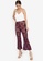 ZALORA OCCASION red Lace Flared Pants B351BAACCE12BEGS_4