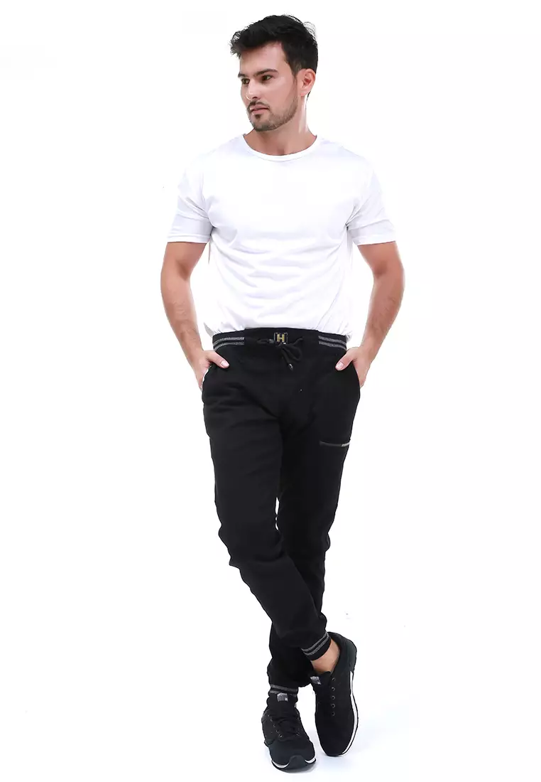 Locko Celana Panjang Cargo Pria Motive Side Casual Long Pants Material Twill Cotton ORIGINAL