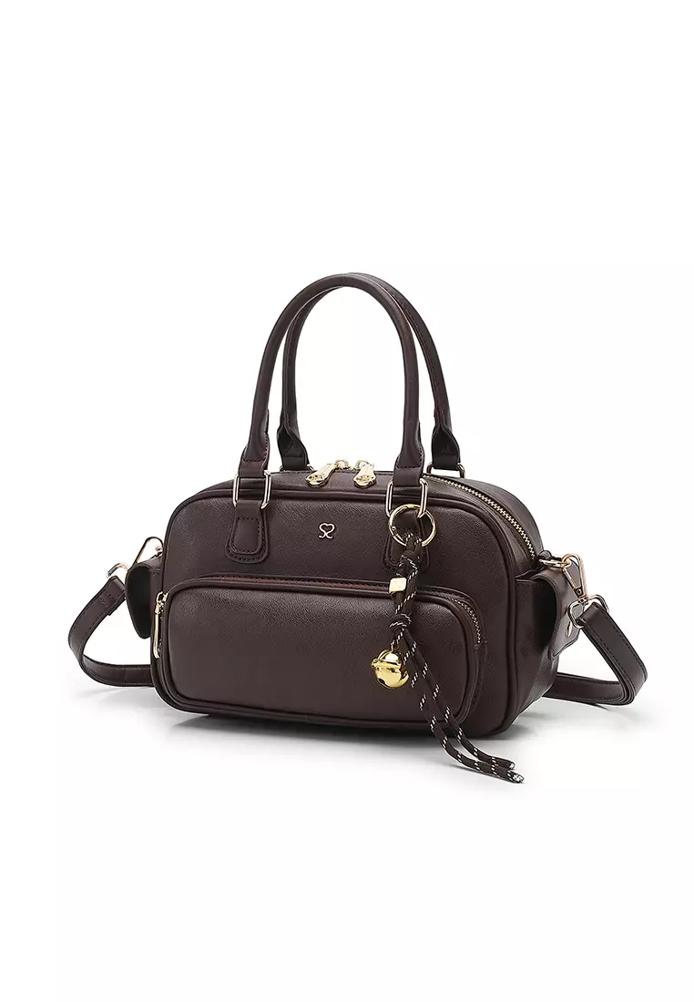 Women's Top Handle Bag / Sling Bag / Crossbody Bag / Shoulder Bag (Tas Tangan / Tas Selempang / Tas Bahu) - Hitam