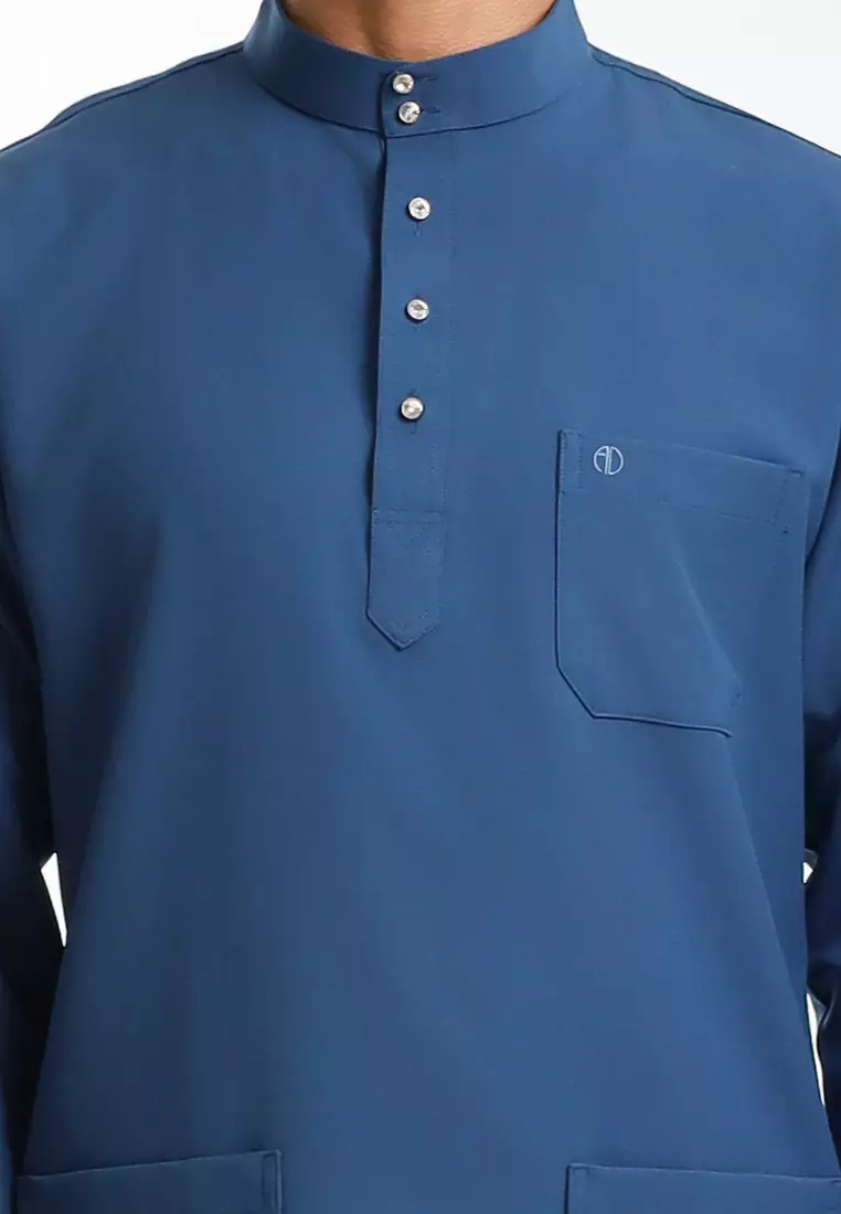 Alain Delon Baju Melayu Cekak Musang Dewasa - 19026002-39PoseidonNavy