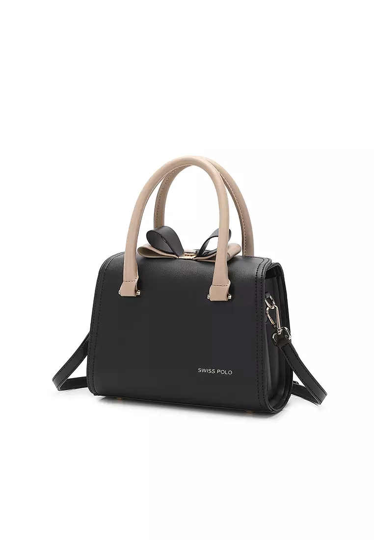 Women's Top Handle Bag / Sling Bag / Crossbody Bag / Shoulder Bag - Black