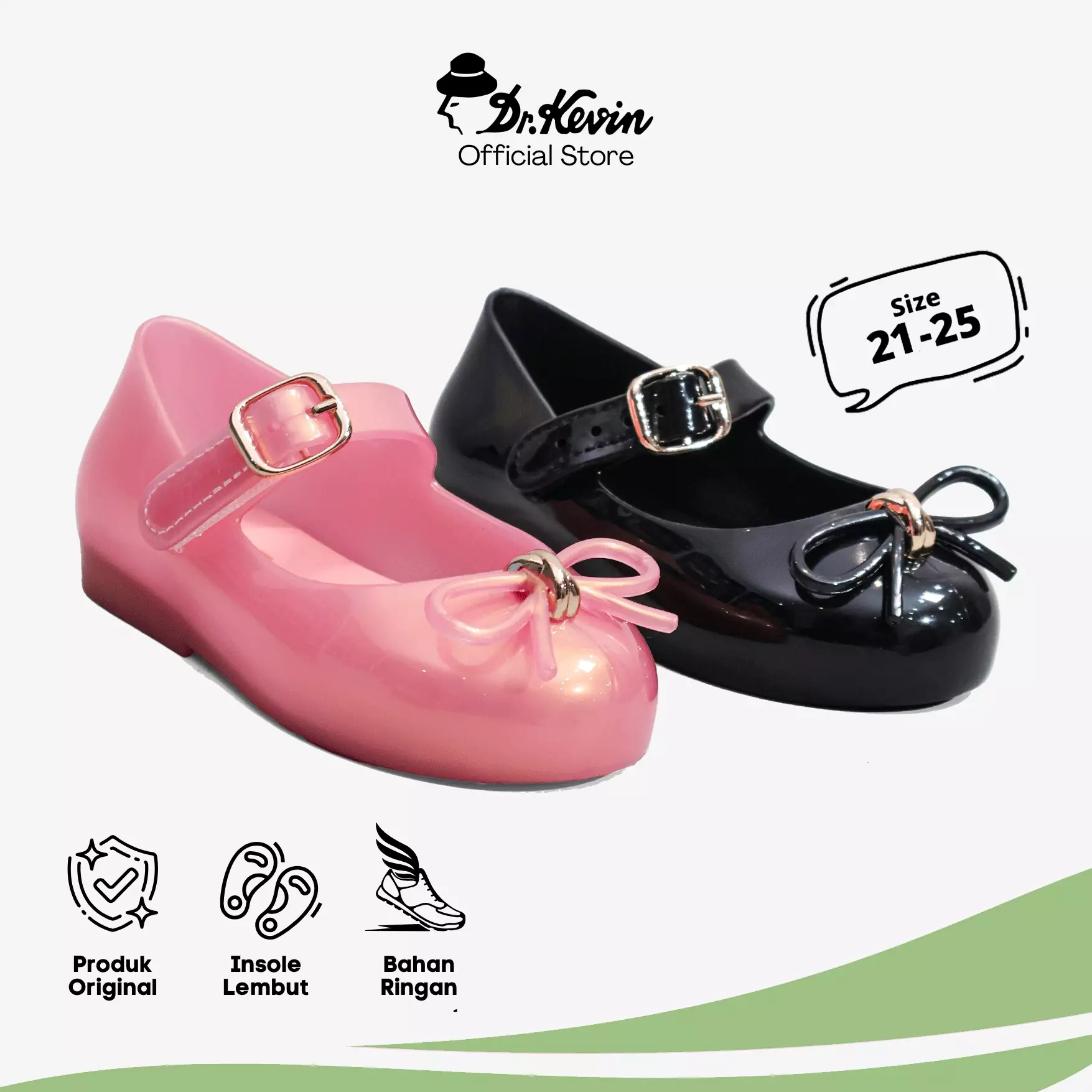 Dr. Kevin Kids Sepatu Flat Anak Perempuan Hak Rata 152-101