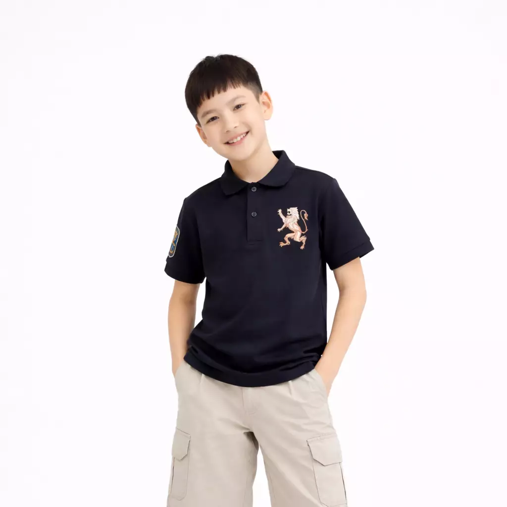 Giordano Junior Boys 3D Lion Polo 0301522291