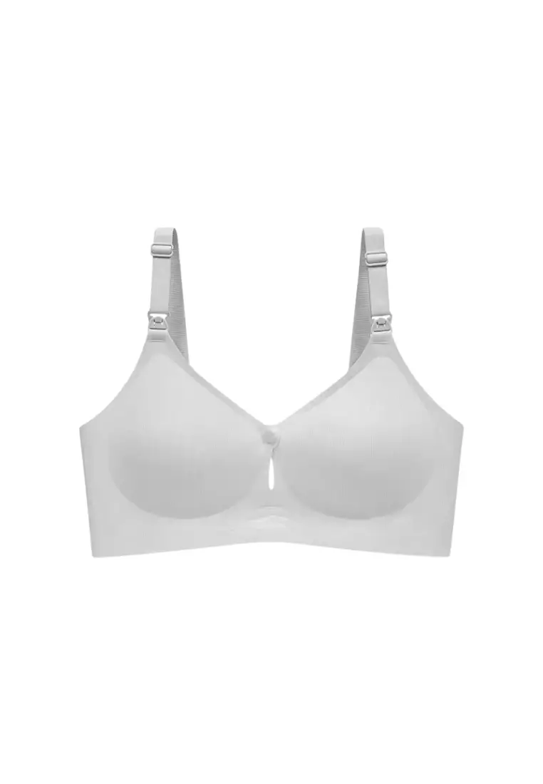 Premium Alina Seamless Nursing Bra in Grey