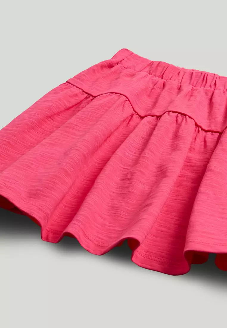 Pink Top and Skirt Outfit