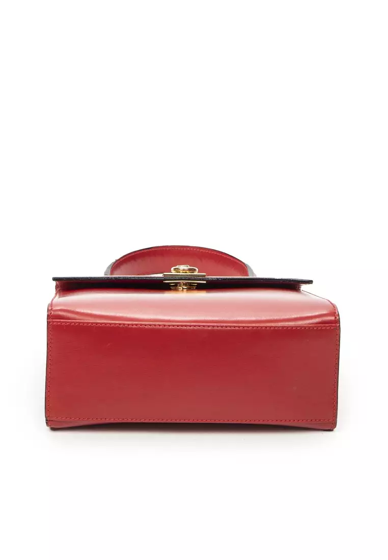 Pre-Loved Vintage Mini Flap Top Handle