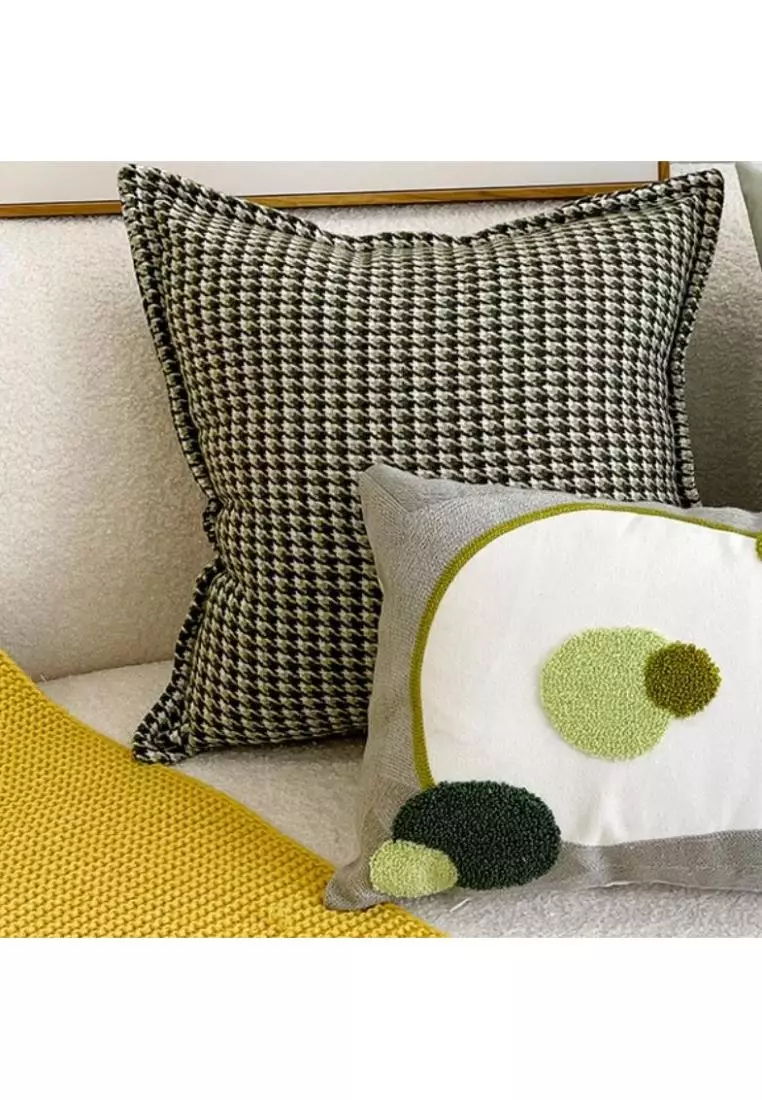 Buy DILAS HOME Moss Green Cushion Cover Online ZALORA Malaysia