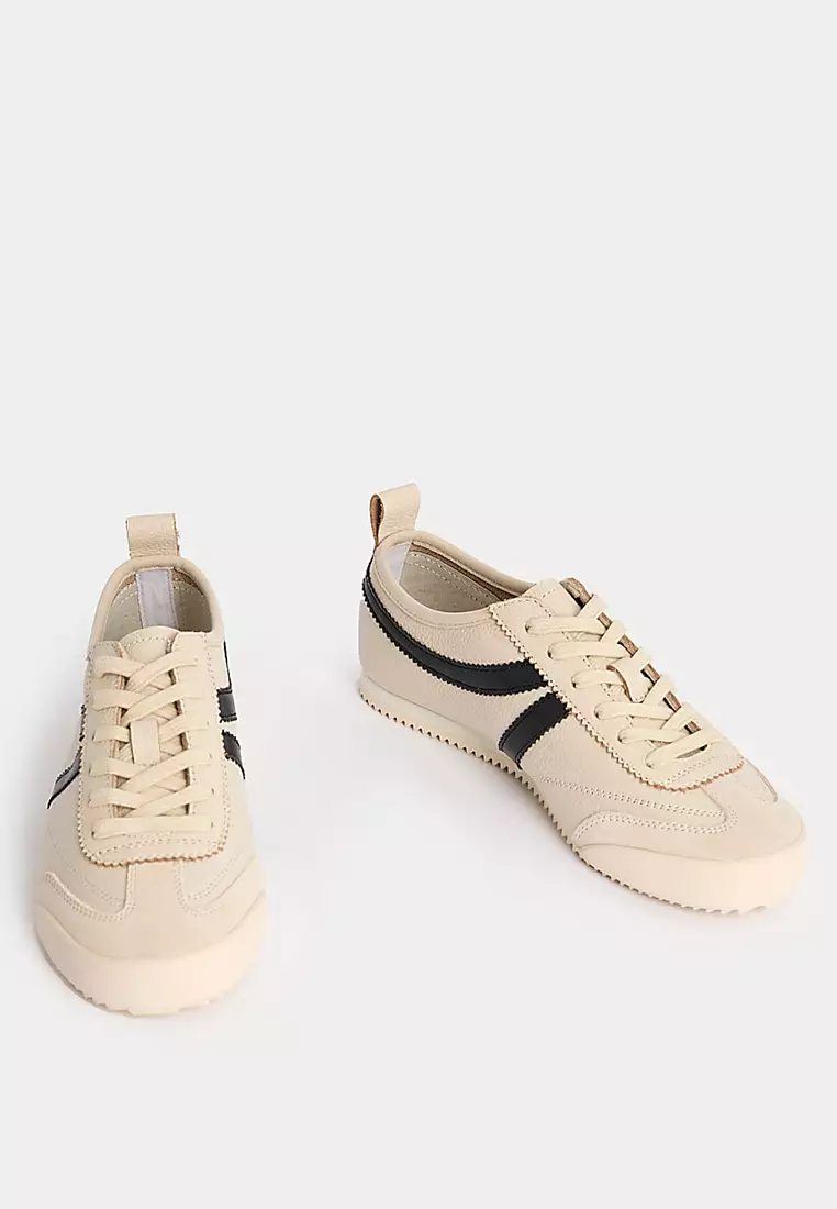 Leather Stripe Trainers