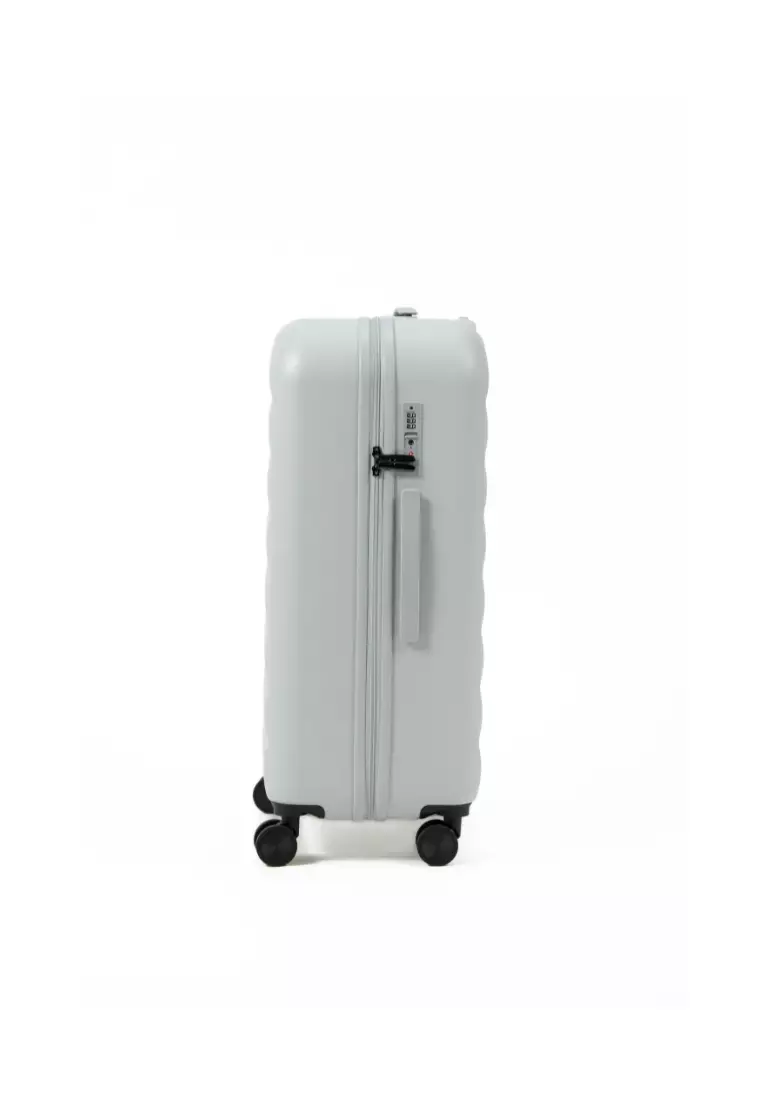 Puff 3pcs Set 20, 24, 28"  Hard Case Luggage In Gray