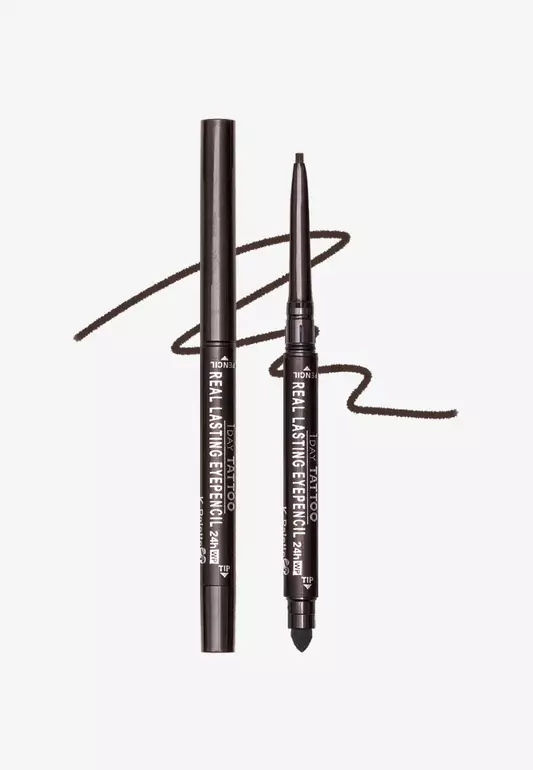 1DAY Tattoo Real Lasting Eyepencil 24H - Brown Black