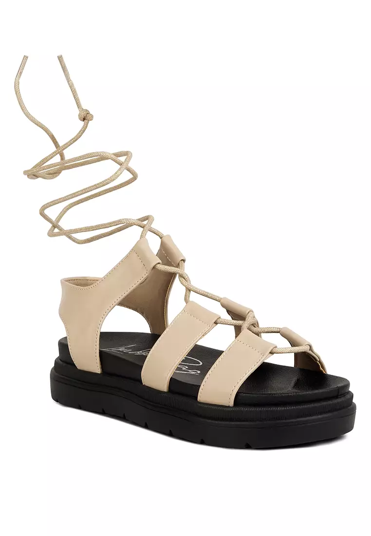 Real leather clearance gladiator sandals