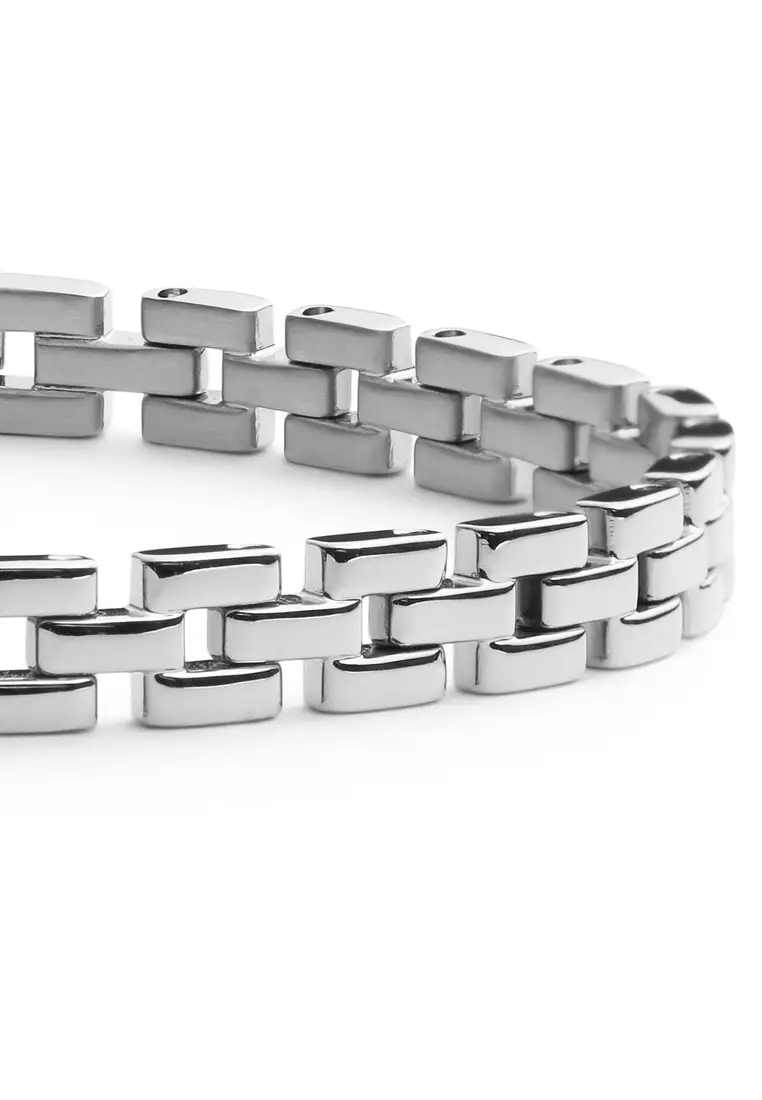 3-Link Bracelet Silver - Unisex Bracelet for women and men stainless steel Bracelet DW Official Authentic Original