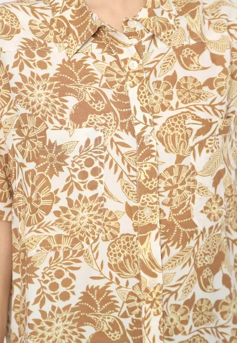 SUN SEEKER S/S WVN TOP-WOS