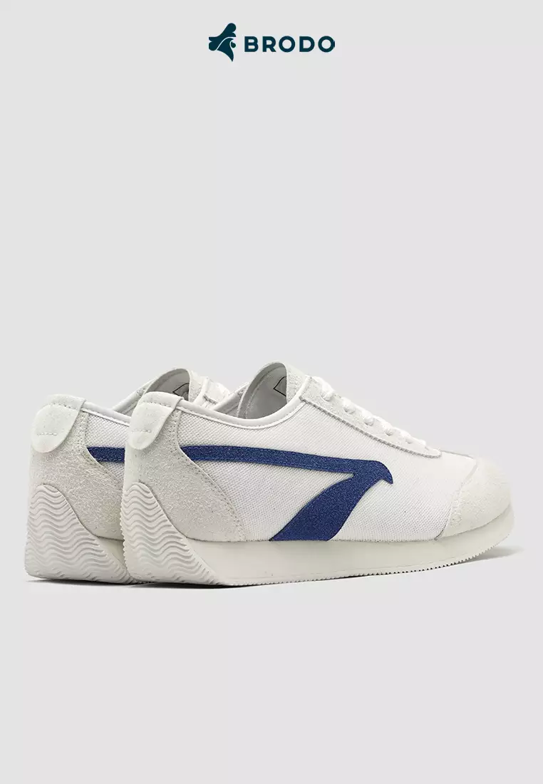 BRODO - Sneakers Tondano Beak White Blue OWS