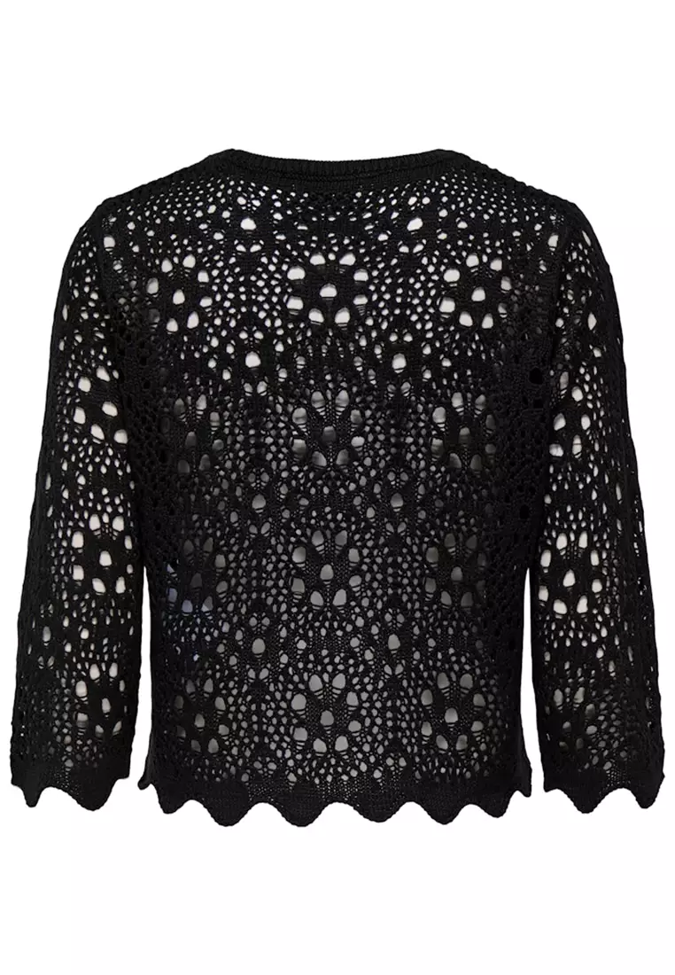 Natasha 3/4 Sleeve Structure Pullover