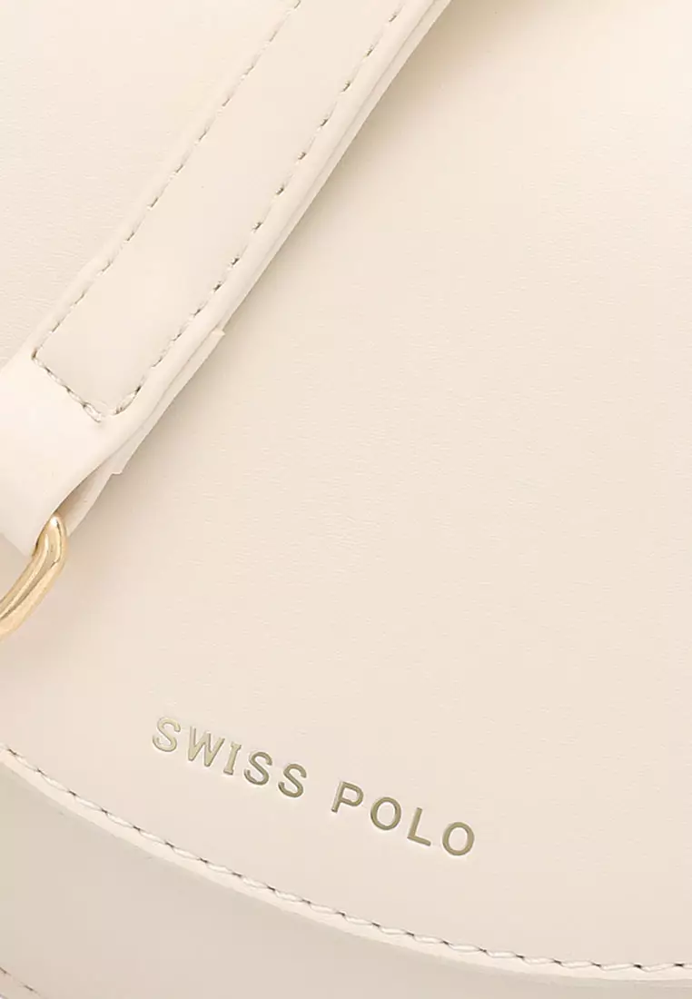 Women's Chain Shoulder Bag / Sling Bag / Crossbody Bag - Beige