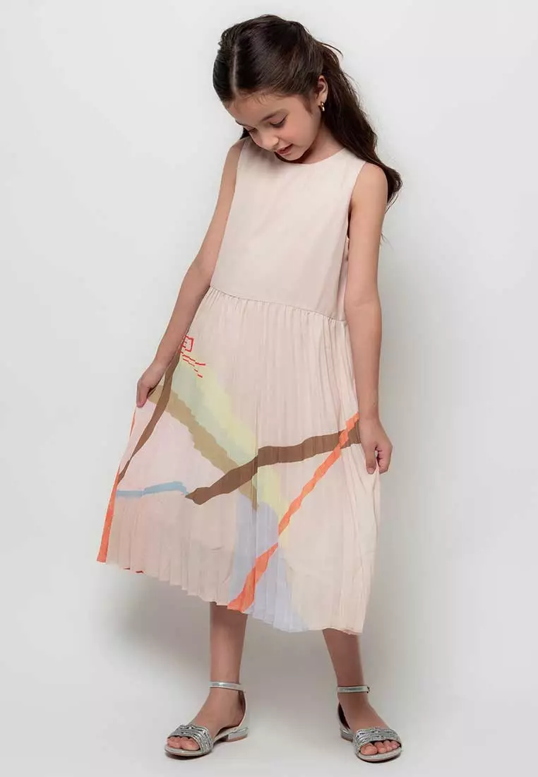 Treehouse Athenna Pleated Dress