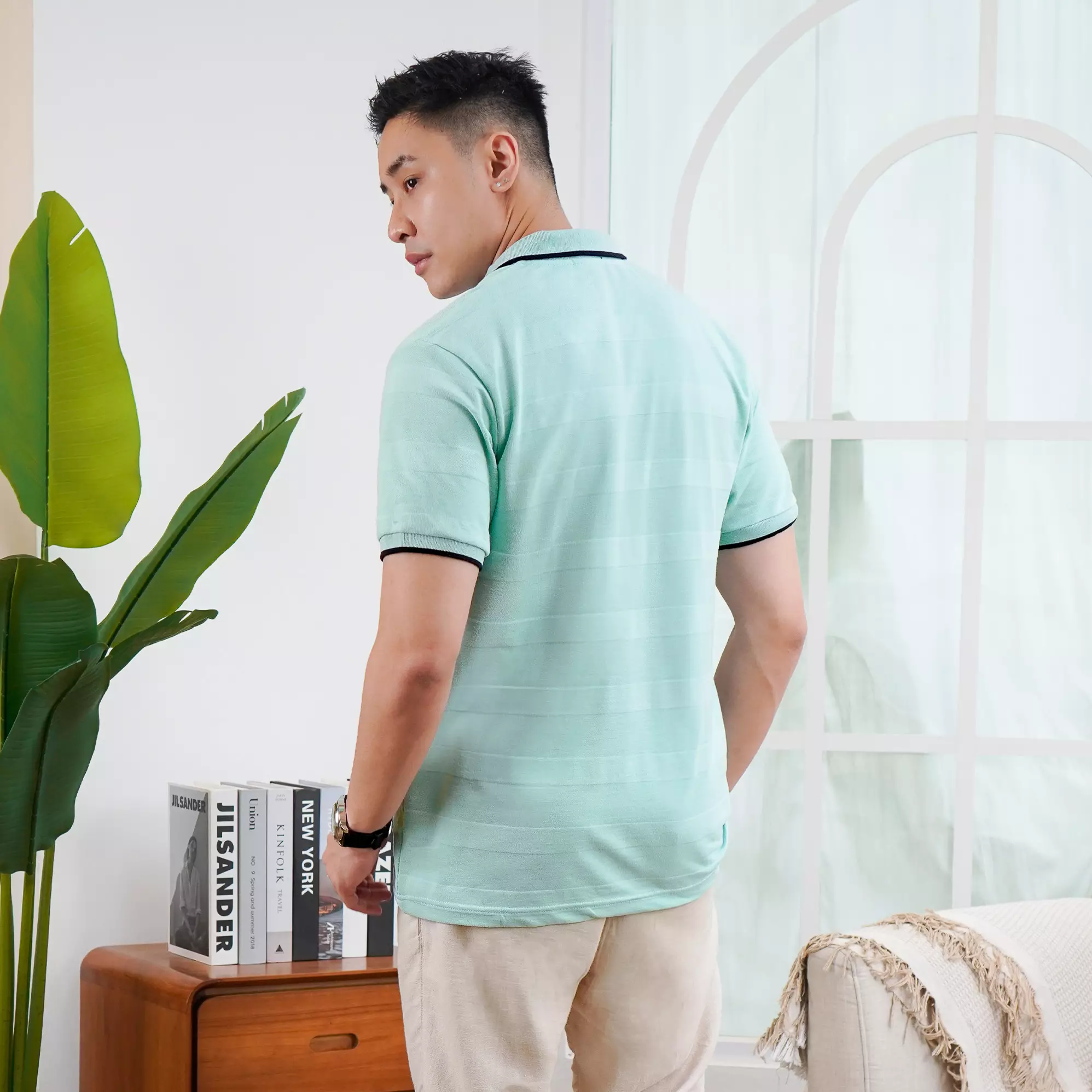 MATSUDA Kaos Polo Shirt Pria Kerah Tomi