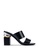 Ferragamo black Sculptured Mule Heels  (zt) 81C48SHBA9FD6CGS_1