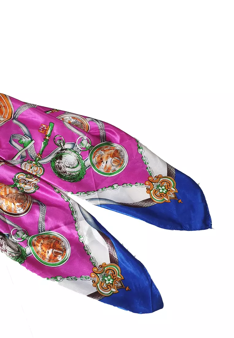 Tattler Chains Satin Square Scarf