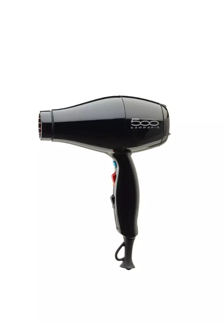 Buy Gamma Piu Gamma Piu Professional Hair Dryer 500 Compact Black ...