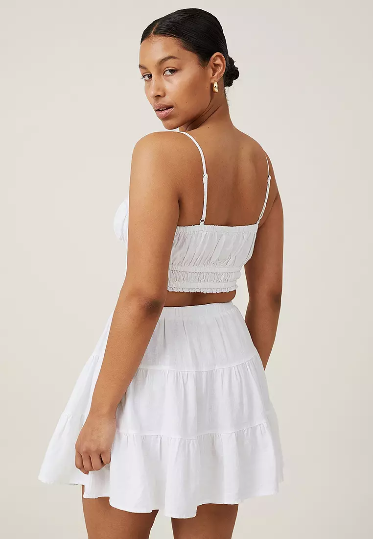 Mini skirt zalora top