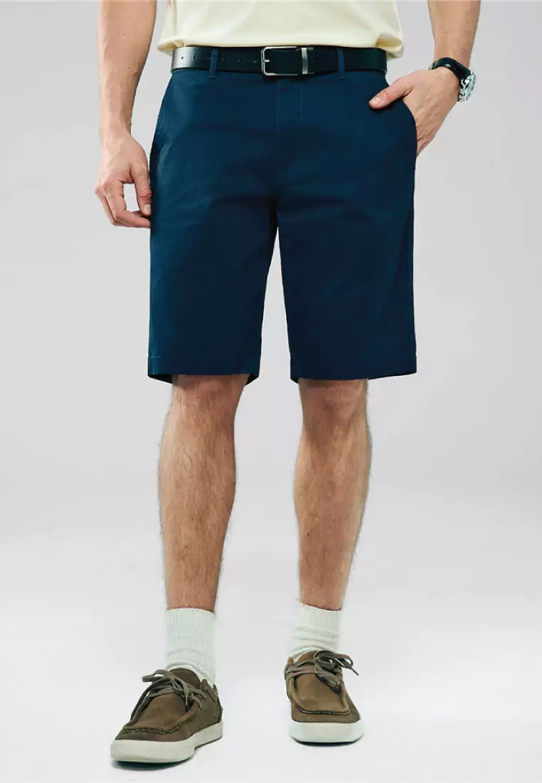 Men's Slim Tapered Hidden Comfort Bermuda Shorts 01106202