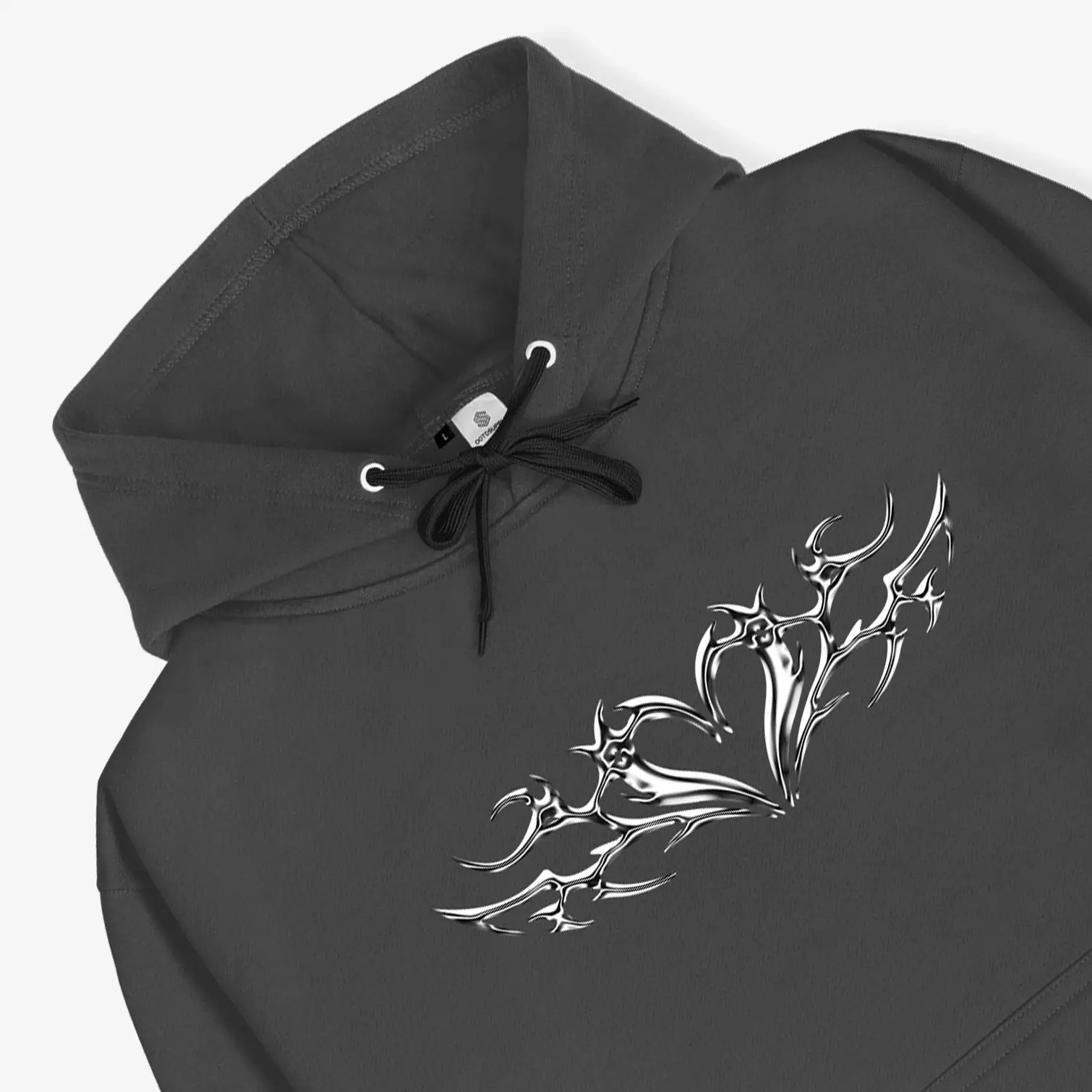 OOTDSUPPLY - Pullover Hoodie Savage Black & Dark Grey Colors | Pria & Wanita HD078