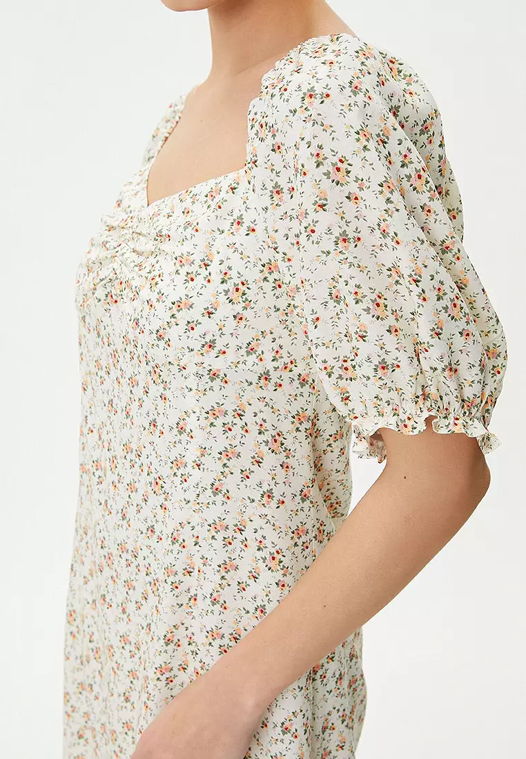 Viscose Woven Mini Dress