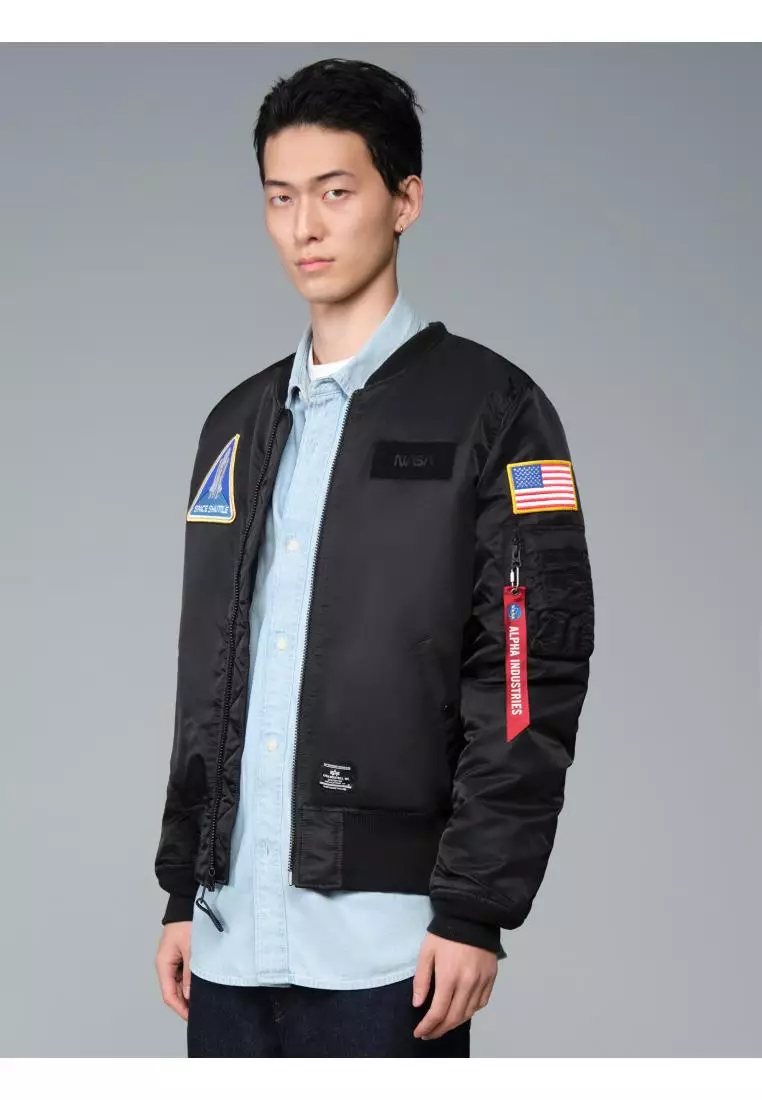 ALPHA INDUSTRIES NASA MA-1 フライトジャケット L Buy Alpha Industries Inc MA-1 Relaxed Fit Flight Jacket (NASA