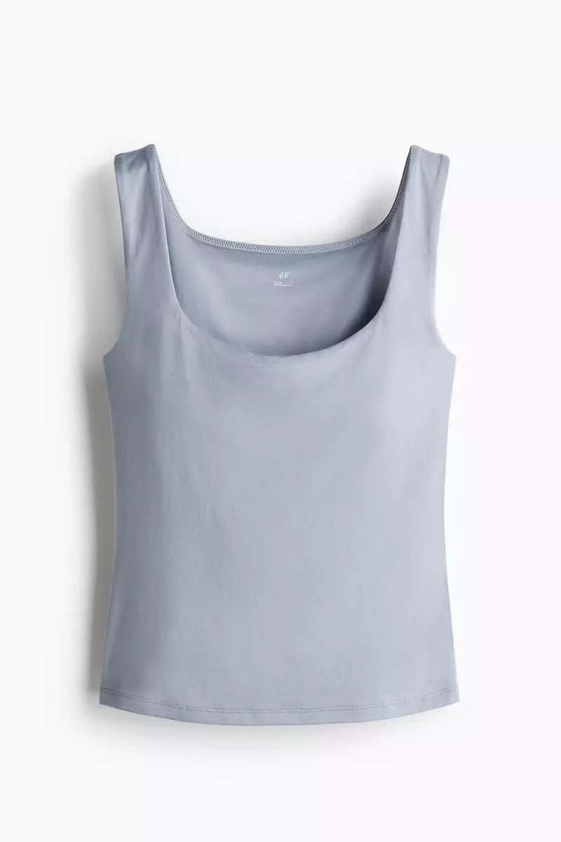COOLMAX® Integral-bra vest top