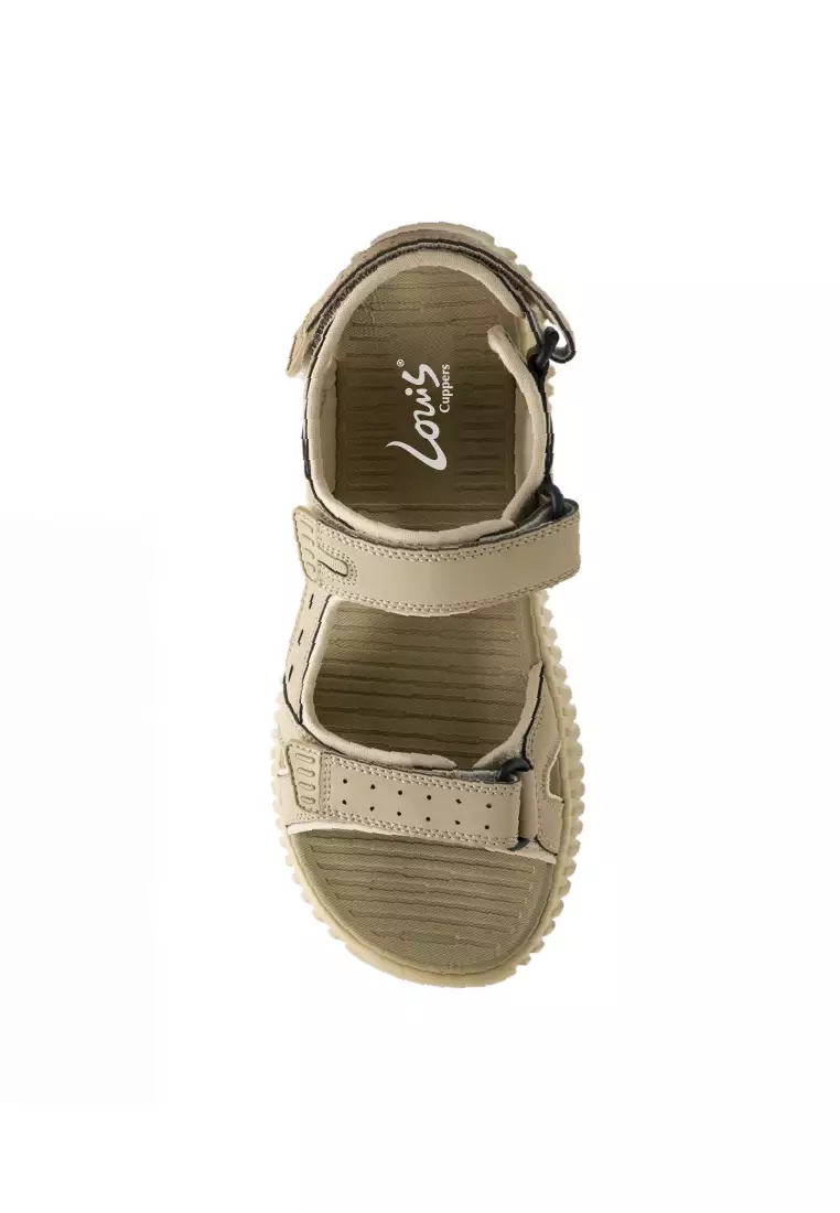 Men Slip On Faux Leather Classic Casual Sandals - 250241261