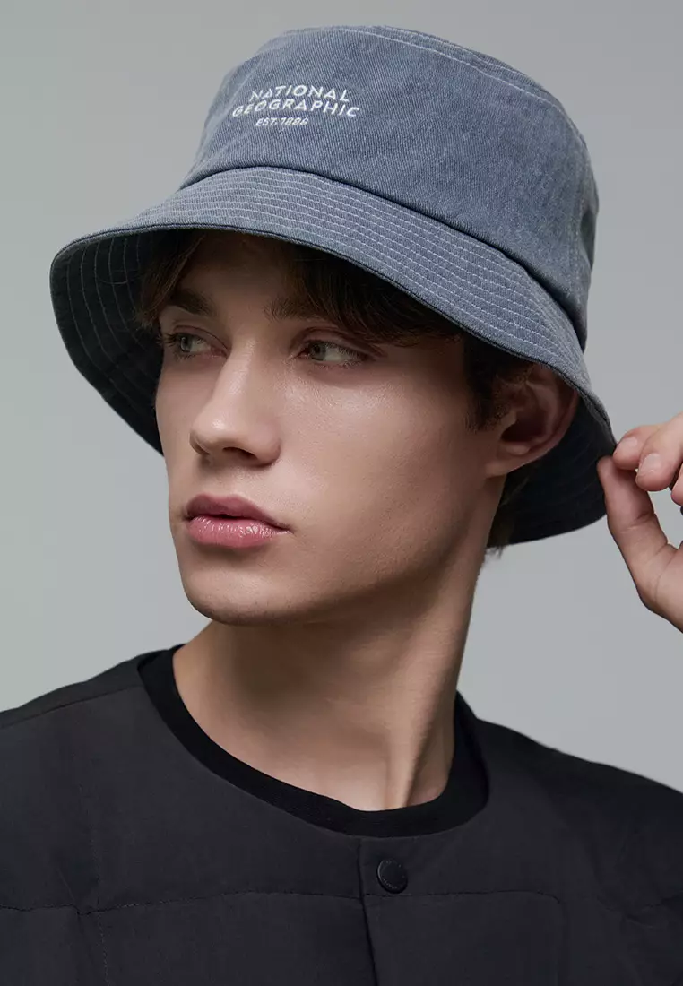 縫線洗水漁夫帽