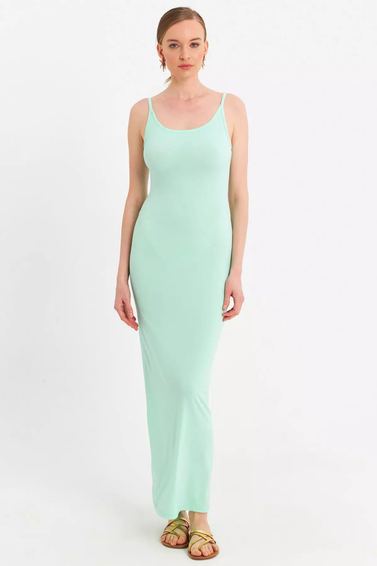 Adjustable Strap Maxi Dress