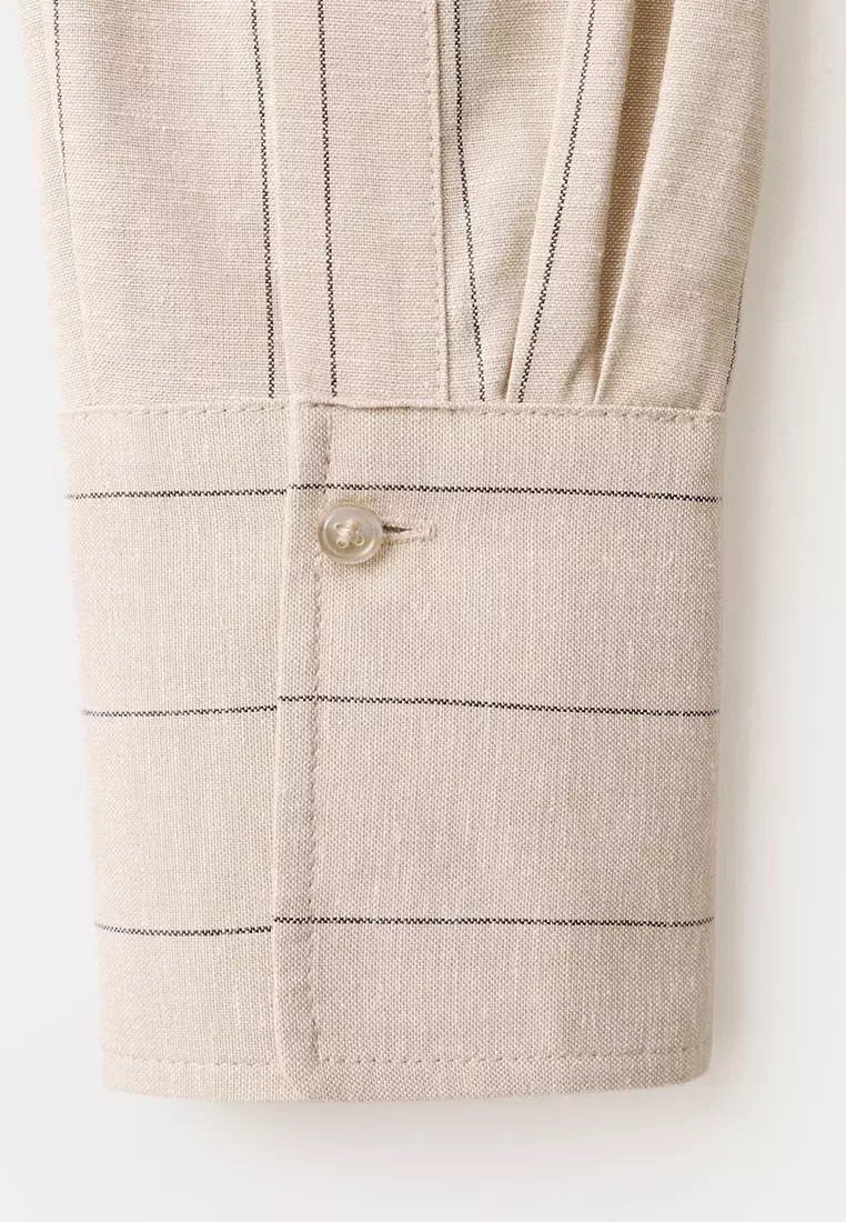 Striped Shirt Dress