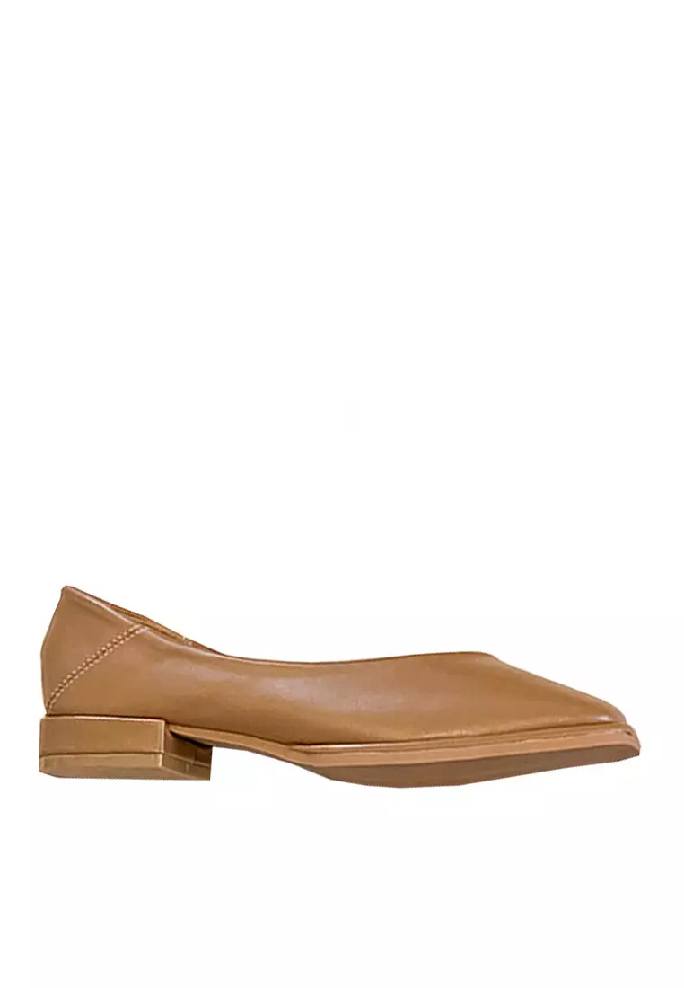 Discount on Twenty Eight Shoes  shoes - SKU: VANSA Simple Square Toe Low Heels VSW-F608-1
