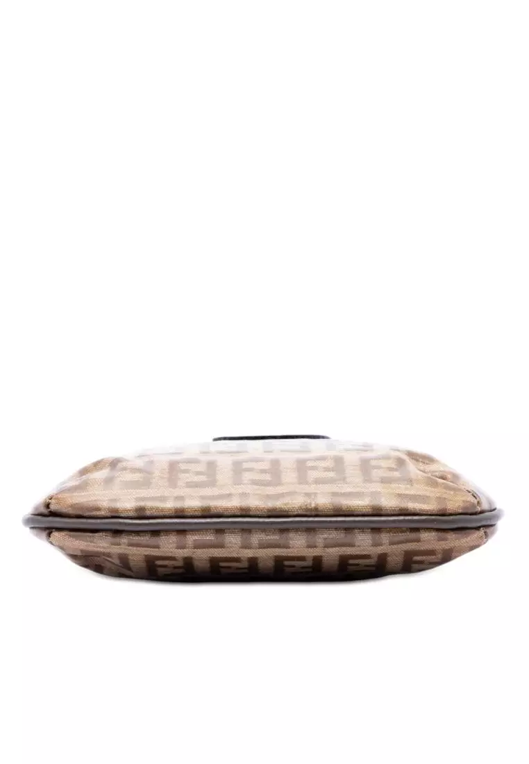 Pre-Loved Fendi Zucchino Crystal Crossbody