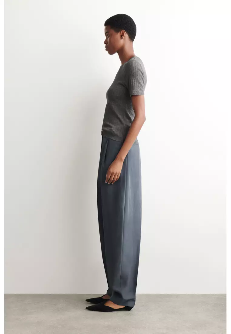 POINTELLE-KNIT T-SHIRT