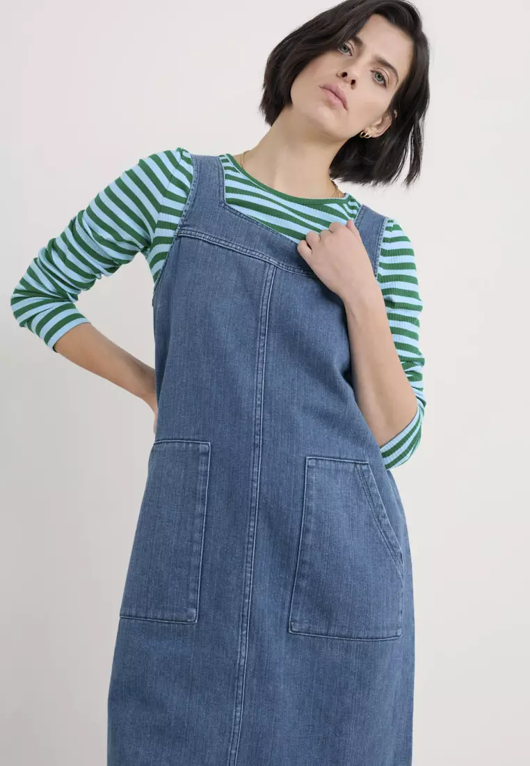 Seasalt Cornwall Blue Calican Dress