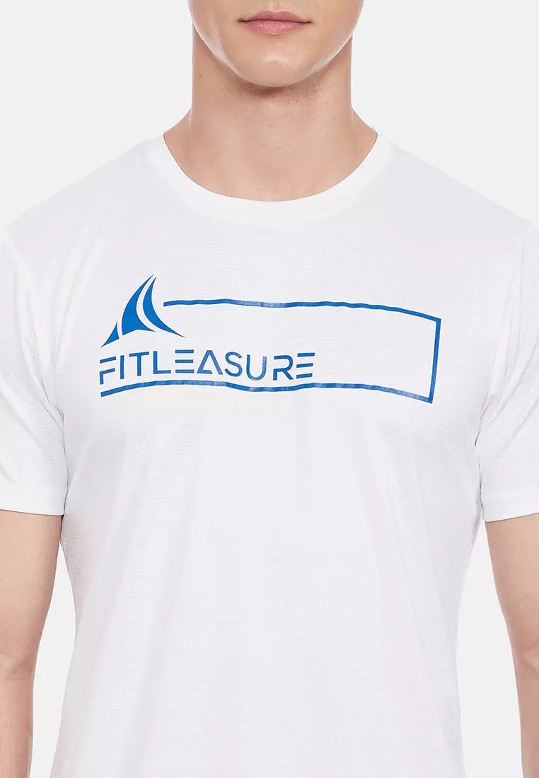 Kaos Olahraga Nyaman Putih Pria