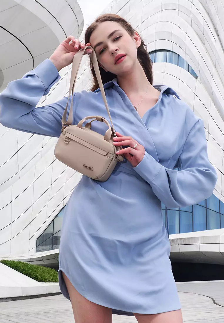 Nylon Mini Mobile Phone Bag Handbag Crossbody Sling Bag For Women