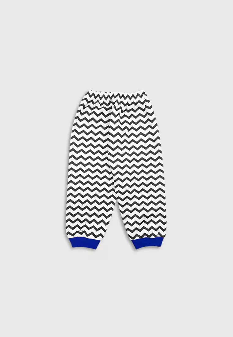 Wakakids Piyama Bayi Anak Laki Laki Baju Tidur Motif Rabbit 3265 Biru