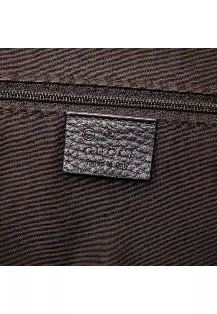 Pre-Loved Gucci Gg Crystal Abbey D Ring Tote
