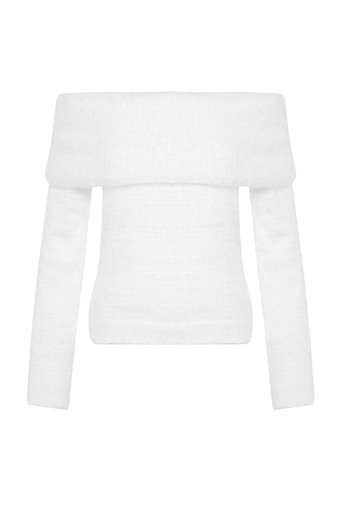 Off Shoulder Knit Sweater