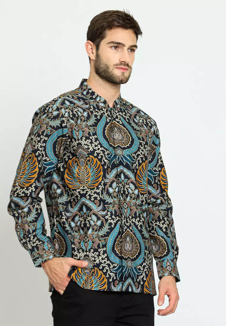 Hadinata Batik Kemeja Koko Panjang Furing Manoj