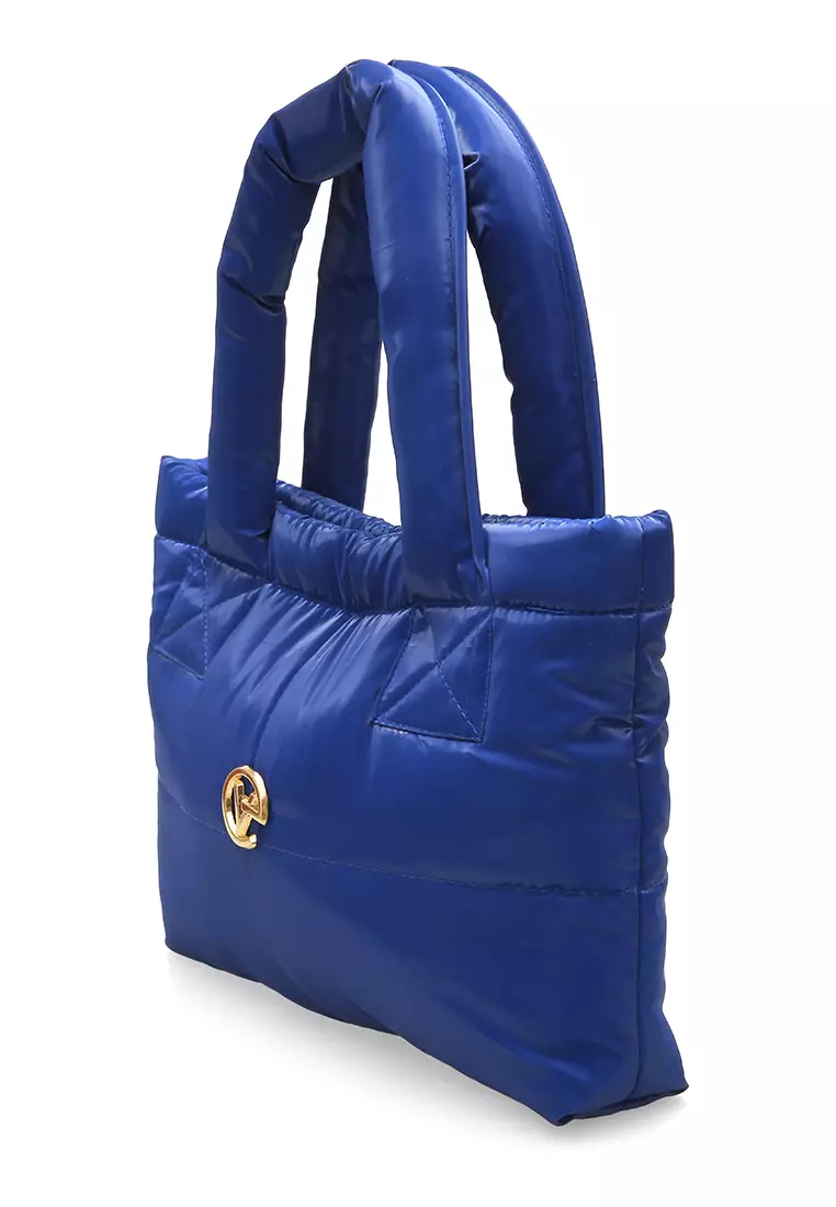 Angelina Pillow Puffy Bag Smooth Texture And High Quality - Royal Blue