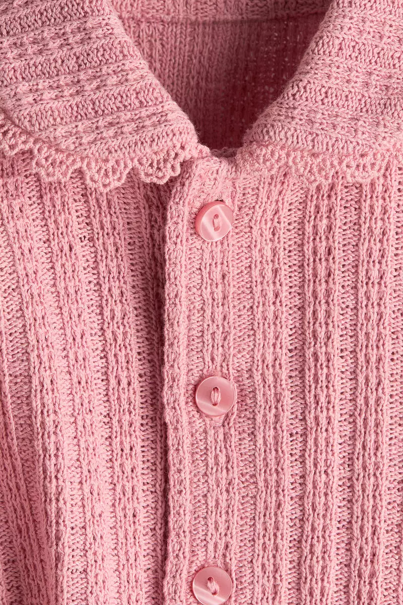 2-piece pointelle-knit set