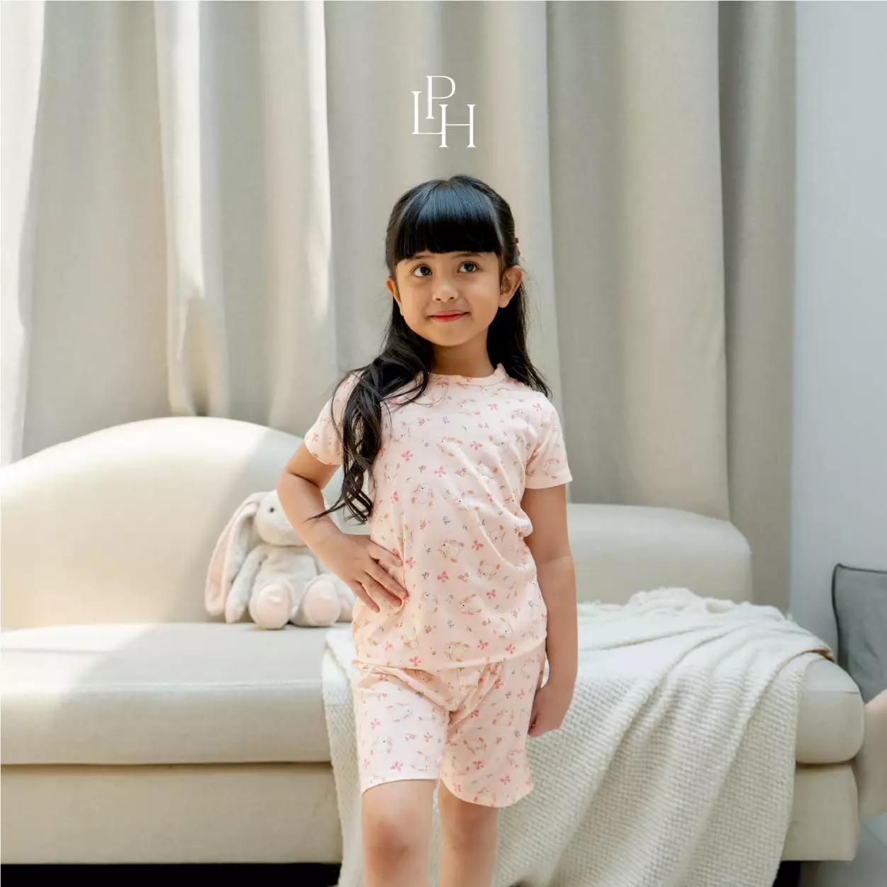 Little Palmerhaus - Little Wear Shoulder Button Short Set 37.0 (Setelan bayi lengan pendek) Soccer Bear