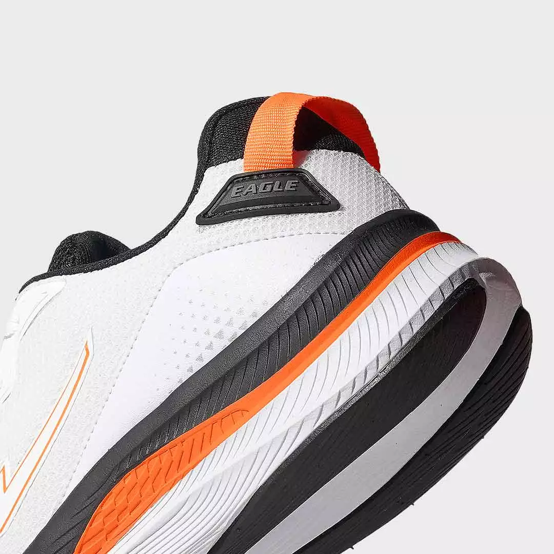 Eagle Sepatu Sneakers Lifestyle Crossrun - Lifestyle Sneakers Shoes - PUTIH/HITAM