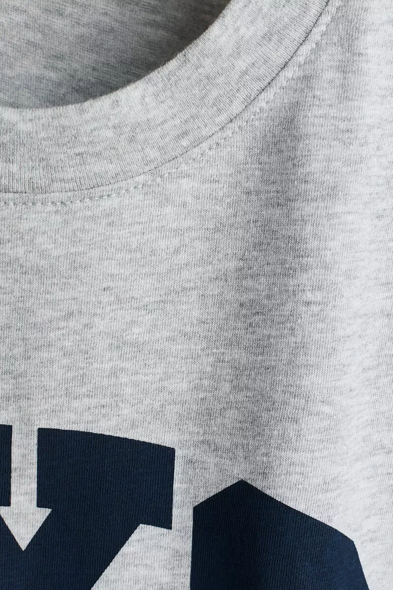 Printed cotton T-shirt